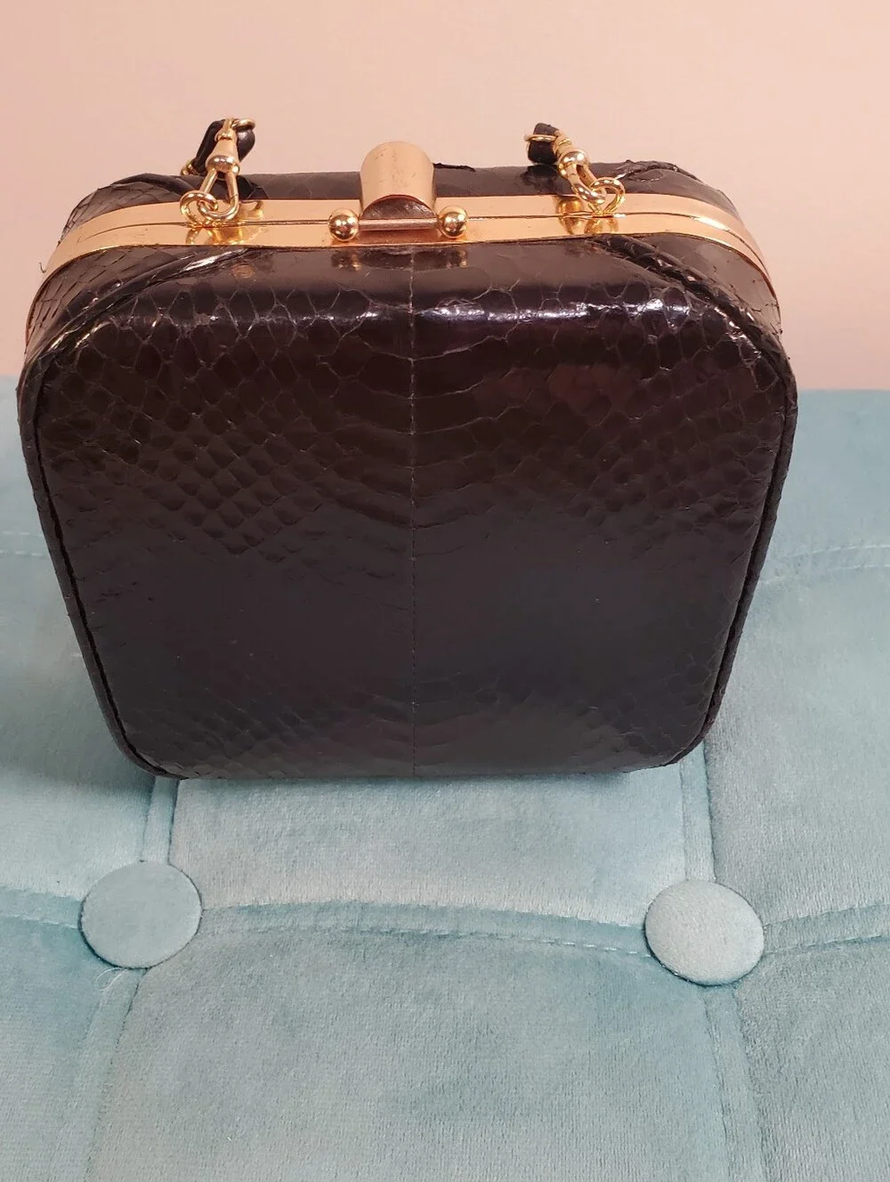 Rosato - Vintage - Genuine Snake Skin  - Shoulder Bag